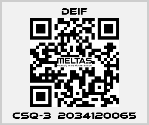 CSQ-3  2034120065 Deif