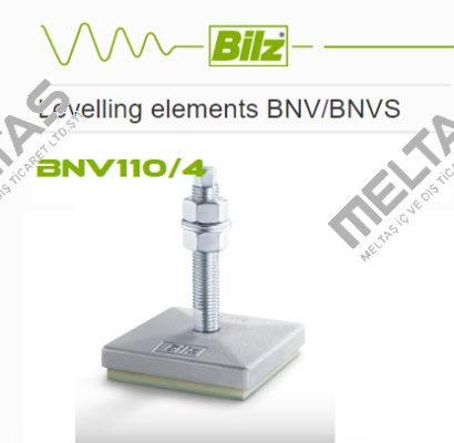 P/N: 08-0004, Type: BNV110/4# Bilz Vibration Technology