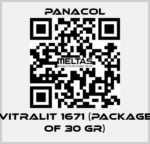 Vitralit 1671 (package of 30 gr) Panacol