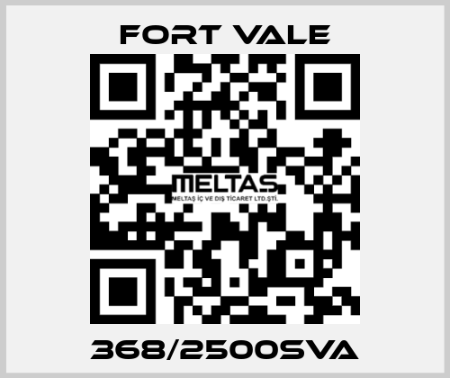 368/2500SVA Fort Vale