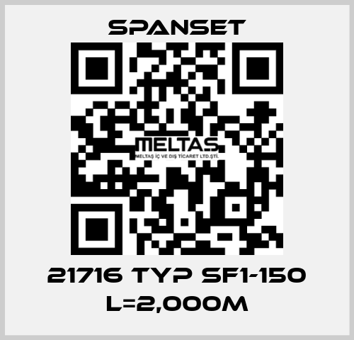 21716 Typ SF1-150 L=2,000m SpanSet