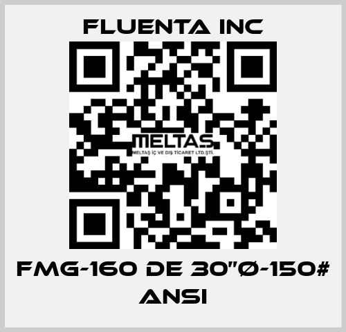 FMG-160 DE 30”Ø-150# ANSI Fluenta Inc