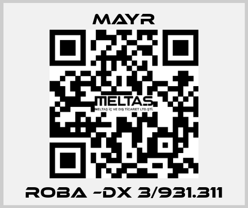 Roba –DX 3/931.311 Mayr