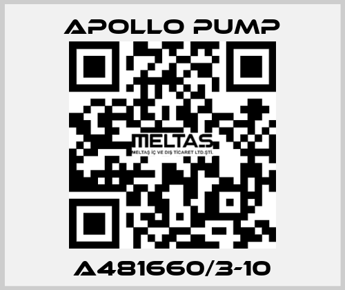 A481660/3-10 Apollo pump