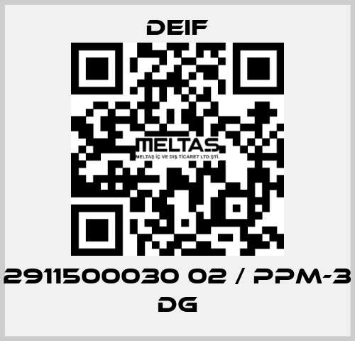 2911500030 02 / PPM-3 DG Deif