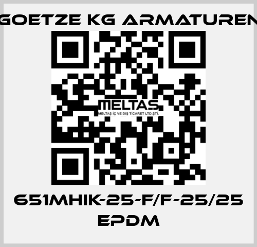 651mHIK-25-f/f-25/25 EPDM Goetze KG Armaturen