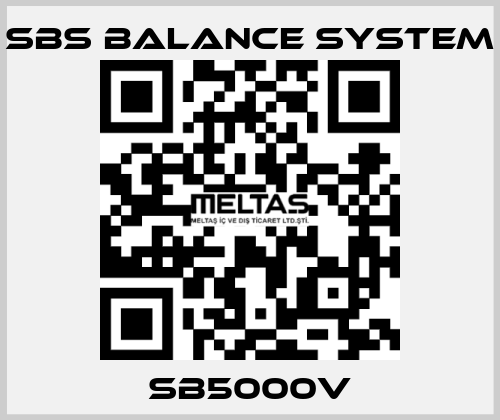 SB5000V SBS BALANCE SYSTEM