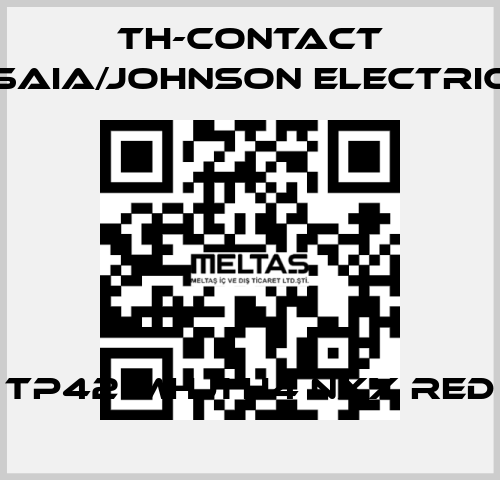 TP42 MHJ1 H4 NXX RED TH-Contact (Saia/Johnson Electric)