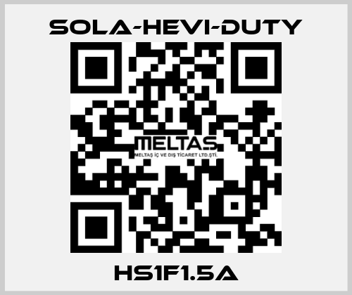 HS1F1.5A Sola-Hevi-Duty