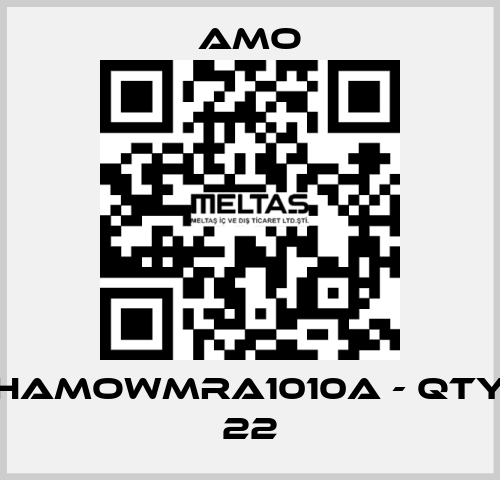 HAMOWMRA1010A - Qty 22 Amo