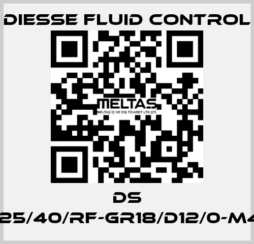 DS LG-RBR17-25/40/RF-GR18/D12/0-M420-CS/CS DIESSE Fluid Control