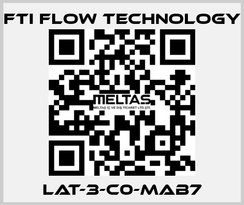 LAT-3-C0-MAB7 Fti Flow Technology