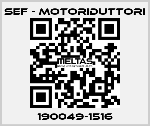 190049-1516 SEF - MOTORIDUTTORI