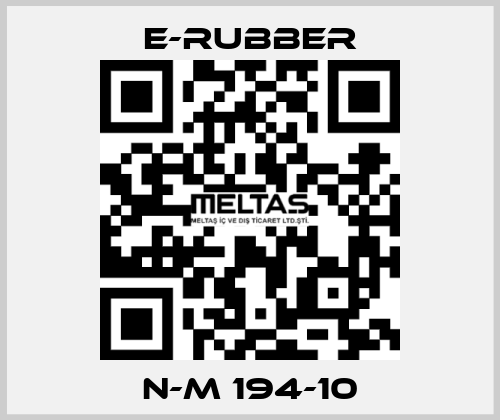 N-M 194-10 e-rubber