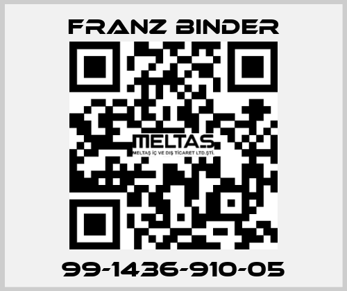 99-1436-910-05 FRANZ BINDER