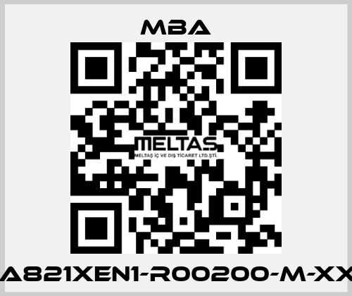 MBA821XEN1-R00200-M-XXXX MBA