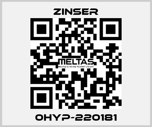 0HYP-220181 Zinser