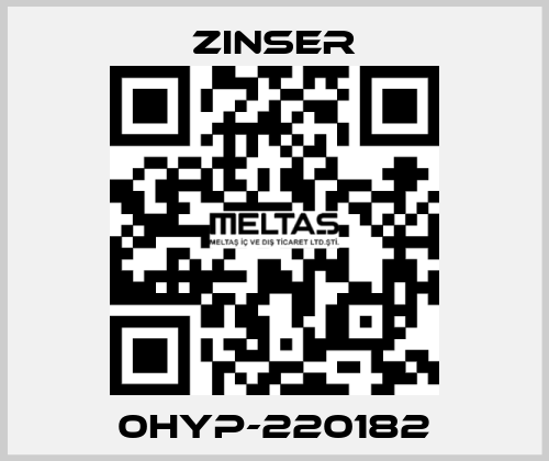 0HYP-220182 Zinser