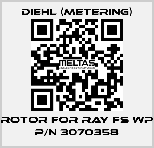 rotor for RAY FS WP p/n 3070358 Diehl (Metering)