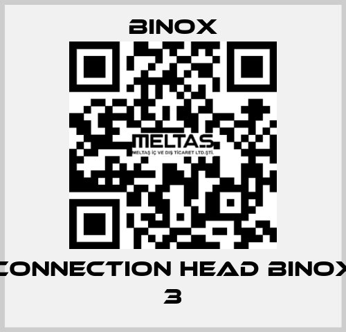 Connection head BINOX 3 Binox