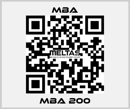  MBA 200 MBA