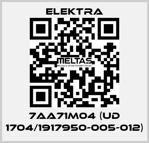 7AA71M04 (UD 1704/1917950-005-012) ELEKTRA