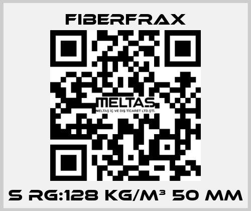 S RG:128 KG/M³ 50 MM Fiberfrax