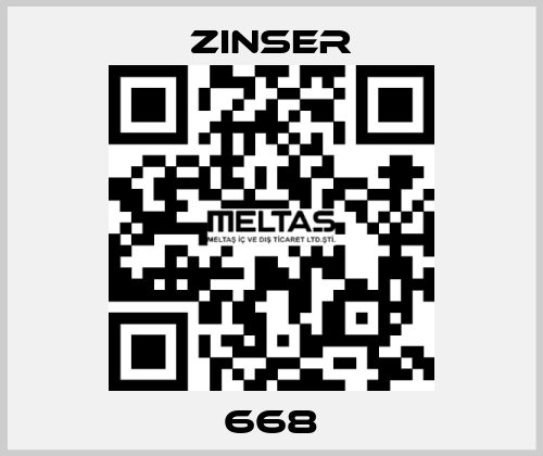 668 Zinser