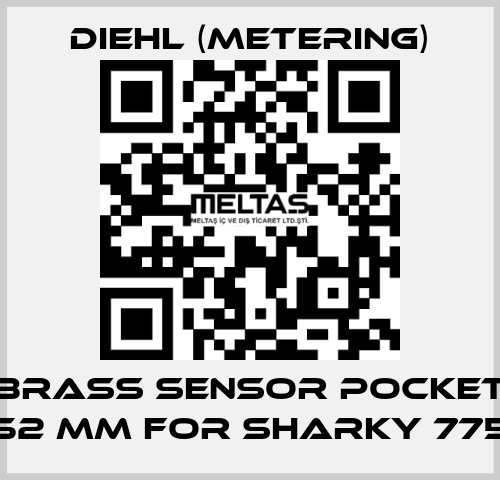 Brass sensor pocket 52 mm for SHARKY 775 Diehl (Metering)