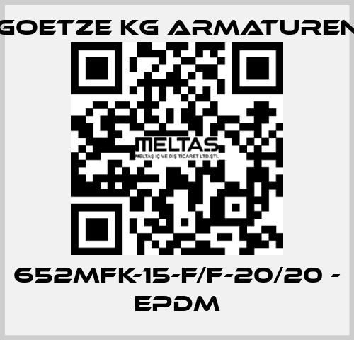 652mFK-15-f/f-20/20 - EPDM Goetze KG Armaturen