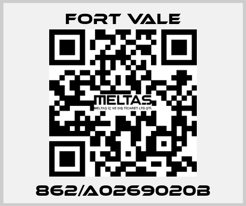 862/A0269020B Fort Vale