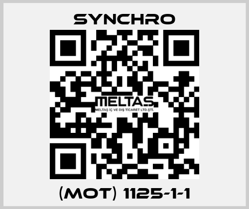 (MOT) 1125-1-1 SYNCHRO