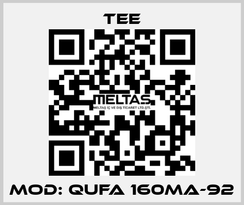 Mod: QUFA 160MA-92 TEE