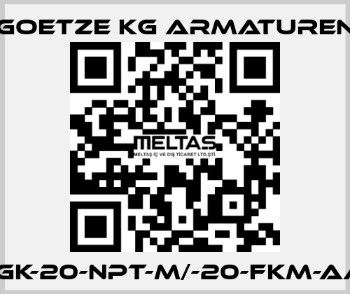 810SGK-20-NPT-M/-20-FKM-AA3-16 Goetze KG Armaturen