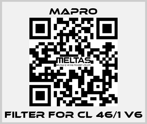 filter for CL 46/1 V6 Mapro