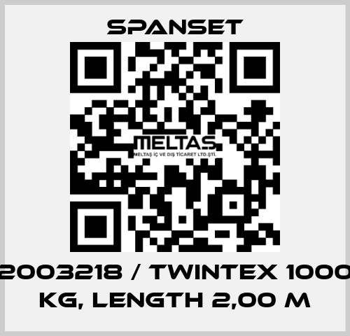 2003218 / Twintex 1000 kg, length 2,00 m SpanSet