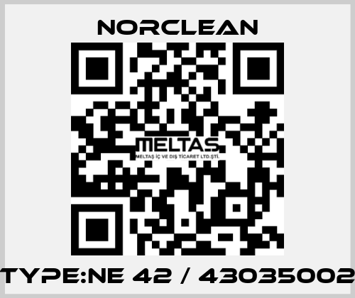 type:NE 42 / 43035002 Norclean