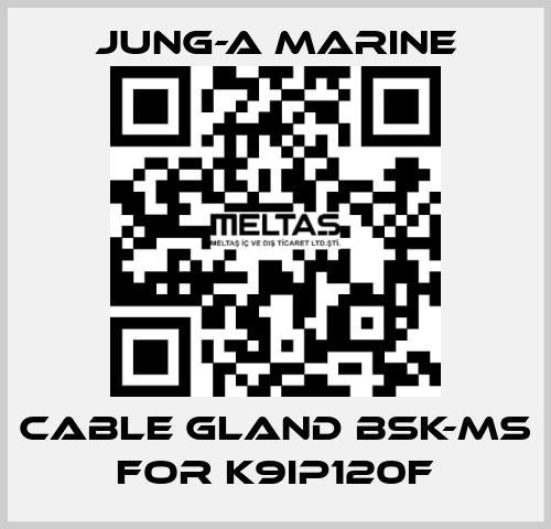 cable gland bsk-ms for K9IP120F JUNG-A MARINE