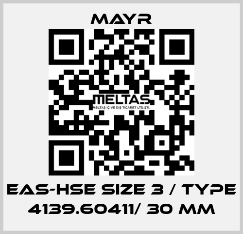 EAS-HSE size 3 / Type 4139.60411/ 30 mm Mayr