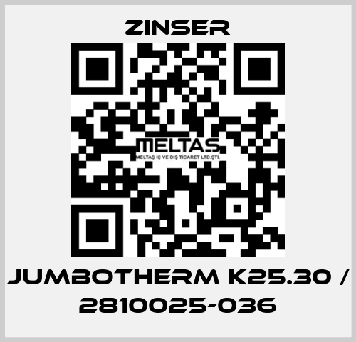 JUMBOTHERM K25.30 / 2810025-036 Zinser