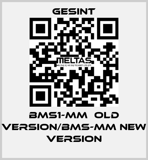 BMS1-MM  old version/BMS-MM new version Gesint