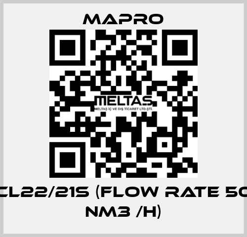 CL22/21S (flow rate 50 Nm3 /h) Mapro