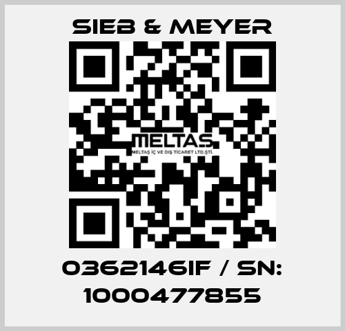 0362146IF / SN: 1000477855 SIEB & MEYER