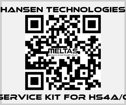 Service kit for HS4A/0 HANSEN TECHNOLOGIES