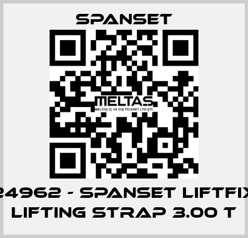 24962 - SpanSet Liftfix lifting strap 3.00 t SpanSet