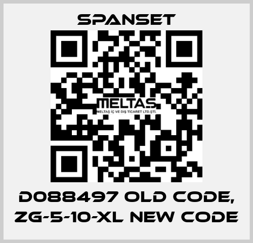 D088497 old code, ZG-5-10-XL new code SpanSet