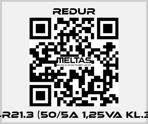 4R21.3 (50/5A 1,25VA Kl.3) Redur