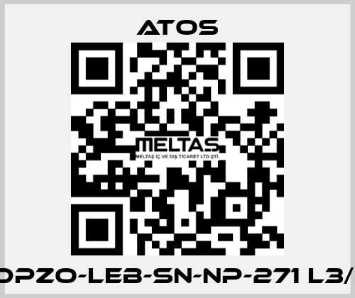 DPZO-LEB-SN-NP-271 L3/I Atos