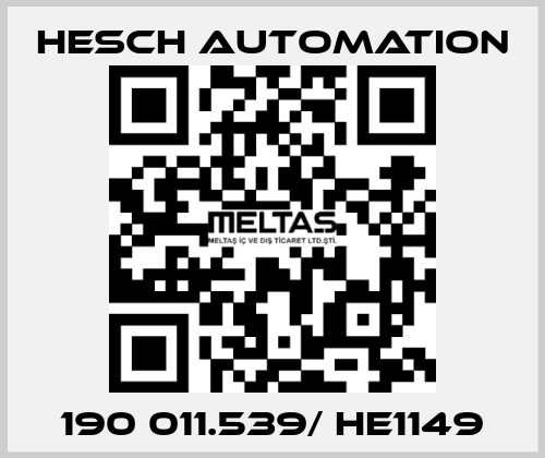 190 011.539/ HE1149 Hesch Automation