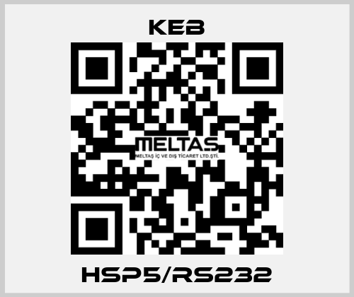 HSP5/RS232 KEB